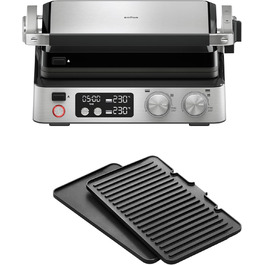Електричний гриль Braun MultiGrill 7 CG7020: 3-в-1 (контактний гриль, BBQ, духовка), 2000W, велика площа для приготування (12 бургерів), для дому, легко миється