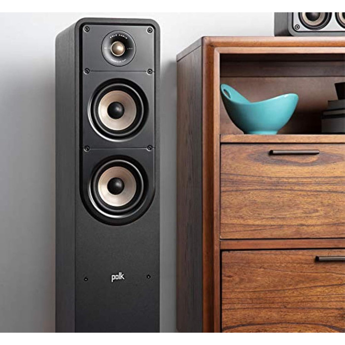 Підлогова акустика Polk Audio Signature S50E, HiFi, пасивна, 20-150 Вт, 8 Ом, 42 Гц-40 кГц, Чорний