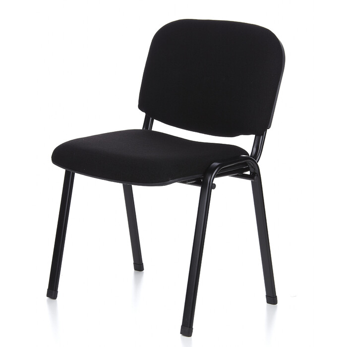 Крісло для відвідувачів / Конференційний стіл / Стільниця XT 600, набір 4 шт., чорний / чорний hjh OFFICE