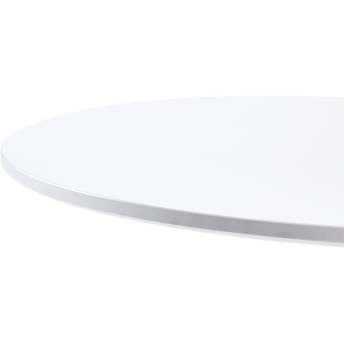 Круглий обідній стіл для кухні, вітальні, балкону. Діаметр 70 см, білий.