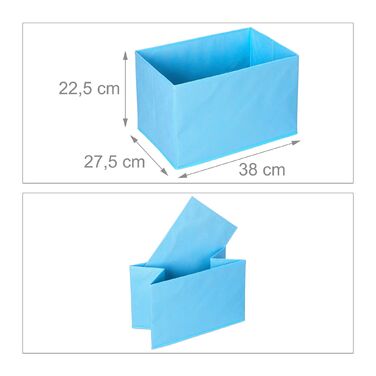 Поличка Relaxdays для дітей з 4 тканинними кошиками