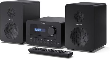 Компактна система SHARP XLB520D (40 Вт, DAB/FM, Bluetooth), чорна