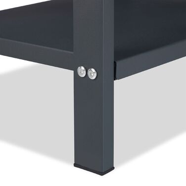 Стійка для дров Relaxdays з 2 полицями