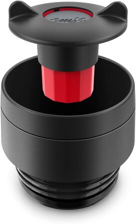 Термокружка Emsa N20210 Travel Mug Classic, 0.36 л, нержавіюча сталь, 4 години гаряче, 8 годин холодне, герметична, для миття в посудомийній машині, 360° клапан, темно-синій