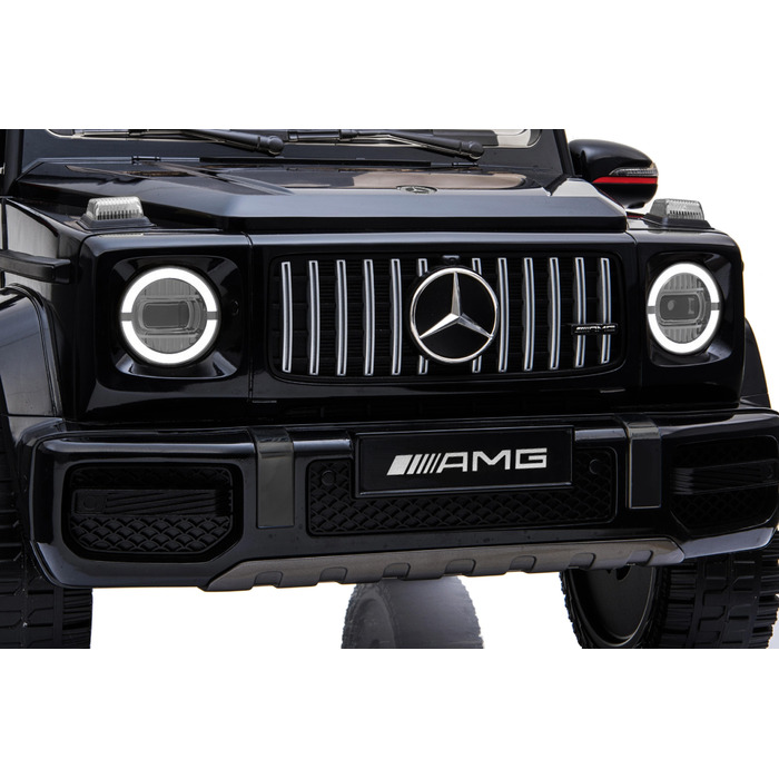 Дитячий електромобіль Mercedes G63 з шкіряним сидінням та пультом керування