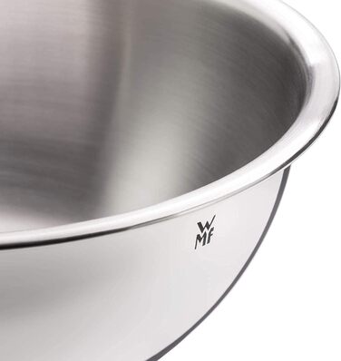 Набір кухонних мисок WMF Function Bowls, 2 шт., діаметр 22 та 24 см, Cromargan нержавіюча сталь, багатофункціональний (для замішування, салатів, подачі), складений, набір мисок