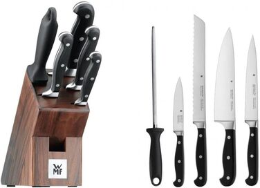 Набір ножів WMF Spitzenklasse Plus з бруском для заточування, 6 предметів, Made in Germany