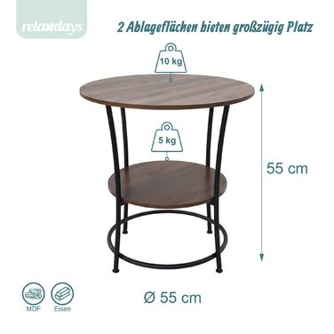 Підставка Relaxdays з двома полицями