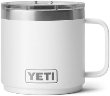 Термос YETI Rambler 14 oz (414 мл) з кришкою MagSlider, білий