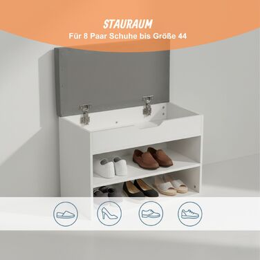 Сховище для взуття Relaxdays з місцем для зберігання