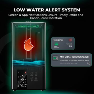 Увлажнитель воздуха MARS HYDRO New Plant 6L с регулировкой влажности, таймером, ультразвуком, для теплицы, гроубокса, indoor выращивания