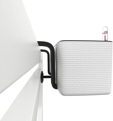 Горщик LECHUZA CUBE Color Triple білий 13680, 40x14x13,5 см - для квітів та зелені