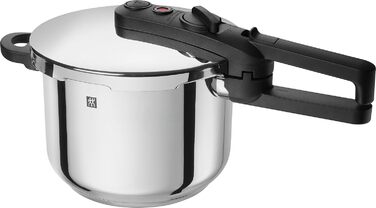 Скороварка ZWILLING EcoQuick II, Ø 22 см, 6 л, підходить для індукції, нержавіюча сталь, срібло