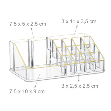 Органайзер для акрилової косметики Relaxdays