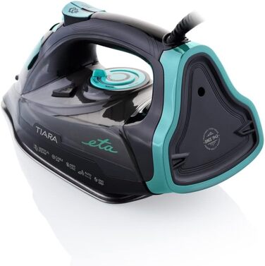 Праска ETA Tiara 2: 2600 Вт, підошва Eloxium, самоочищення, захист від накипу, автовимкнення