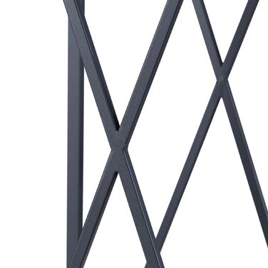 Стильна металева полиця для дров Relaxdays