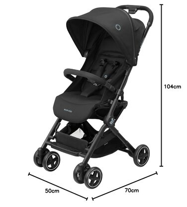 Дитяча коляска Maxi-Cosi Lara2 Essential Black, 0-4 роки, до 22 кг, легка та компактна, 3 положення для сну, складна