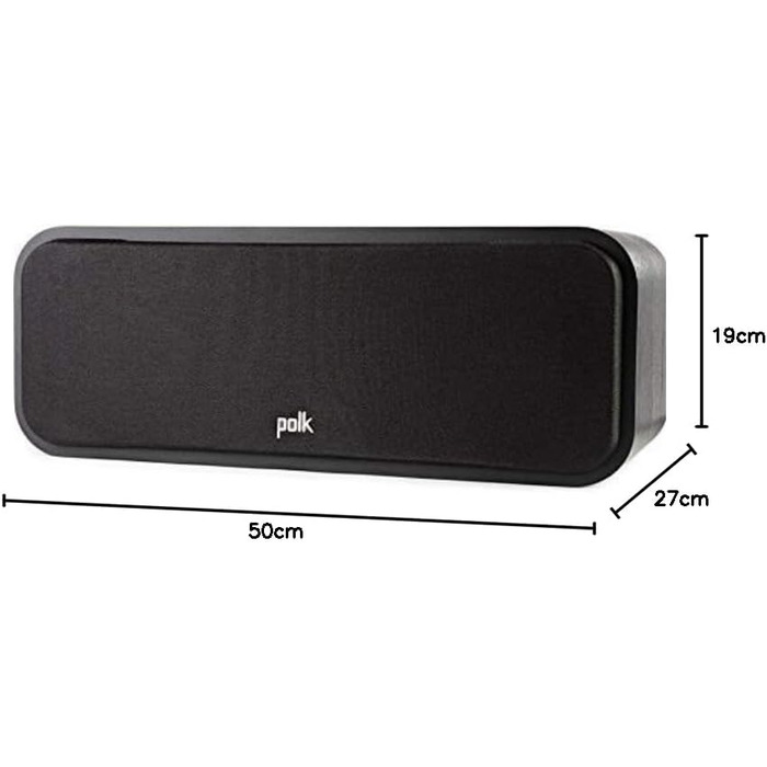 Динамік Polk Audio Signature S50E, 20-150 Вт, 8 Ом, 42 Гц-40 кГц, чорний (шт)