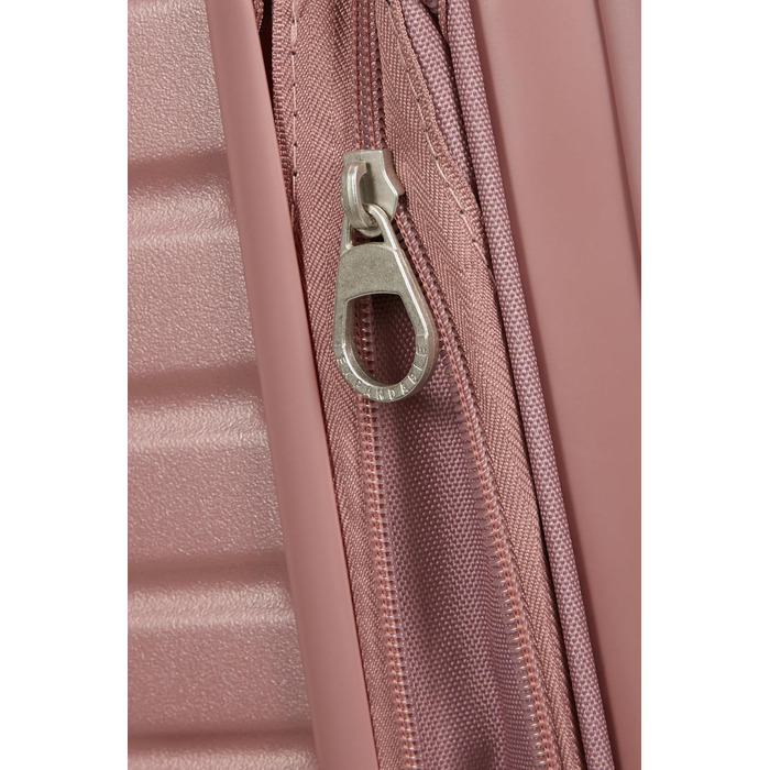 Набір валіз American Tourister Aerotech (3 шт.) - ручна поклажа, середній, великий, розширюваний, з TSA-замком, блакитний/рожевий (металік)