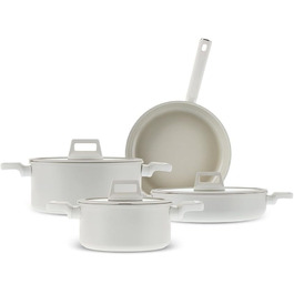 Набір посуду Karaca Valenti: 7 предметів, керамічне покриття SwissCrystal, антипригарне, з кришками та сковорода