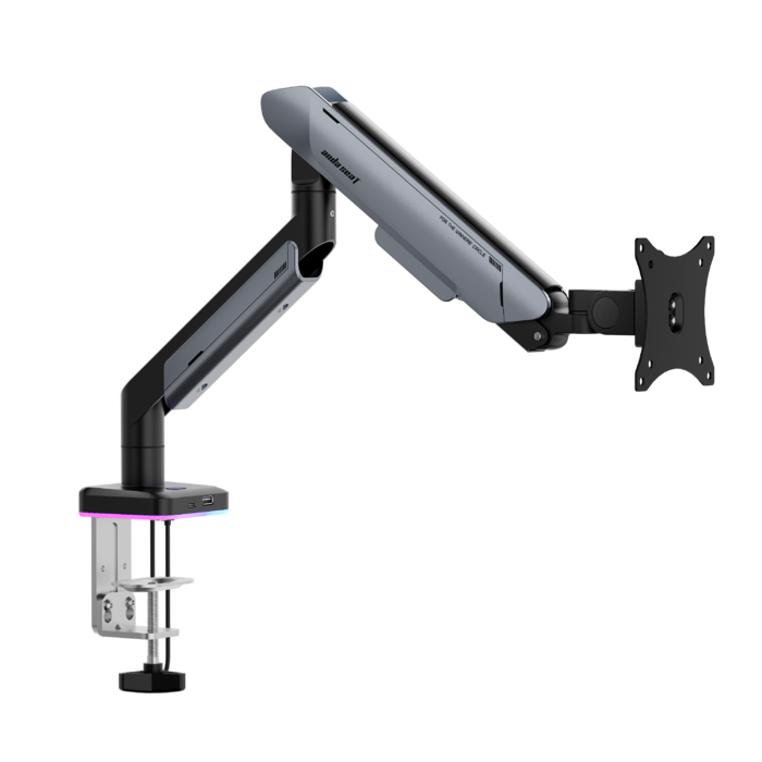 Настільне кріплення для монітора Anda Seat Stealth Pro II RGB 17’’-42’’ Titanium