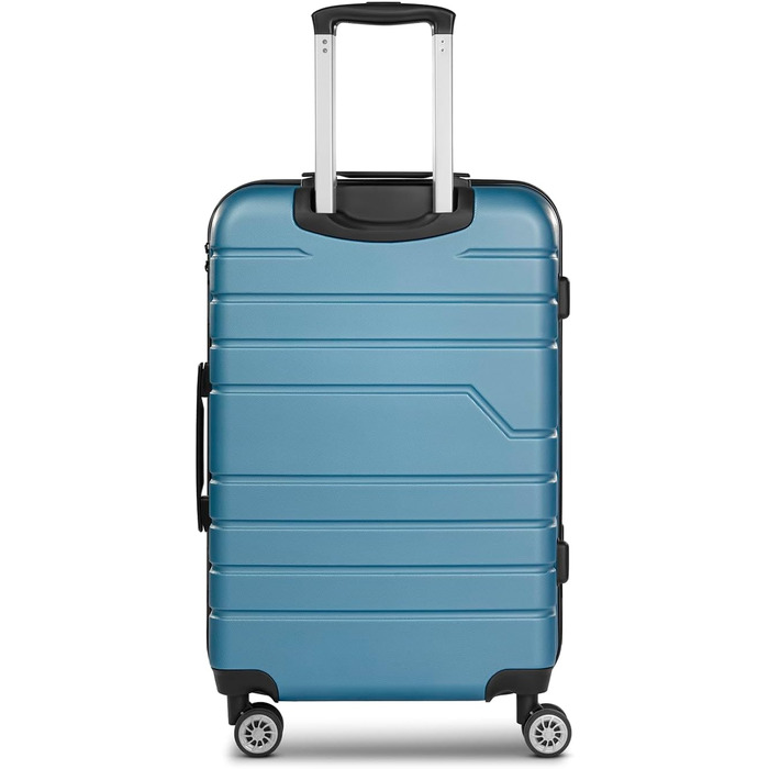 Набір валіз Bench Hartgepäck Seattle 3-ті, Nordic-blue | ABS, TSA-замок, 4 колеса | Чоловічий/Жіночий