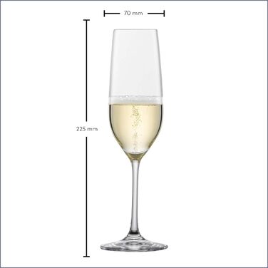 Келих для шампанського 227 мл, набір 6 штук, Vina Schott Zwiesel