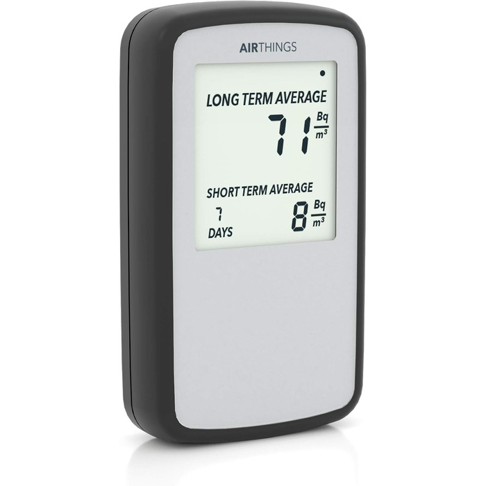 Радон-детектор Airthings 325 Corentium Home 2: портативний, з Bluetooth, датчики вологості та температури