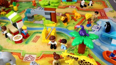 Дитячий килимок HuggyPlay Rug Zoo 90 х 150 см