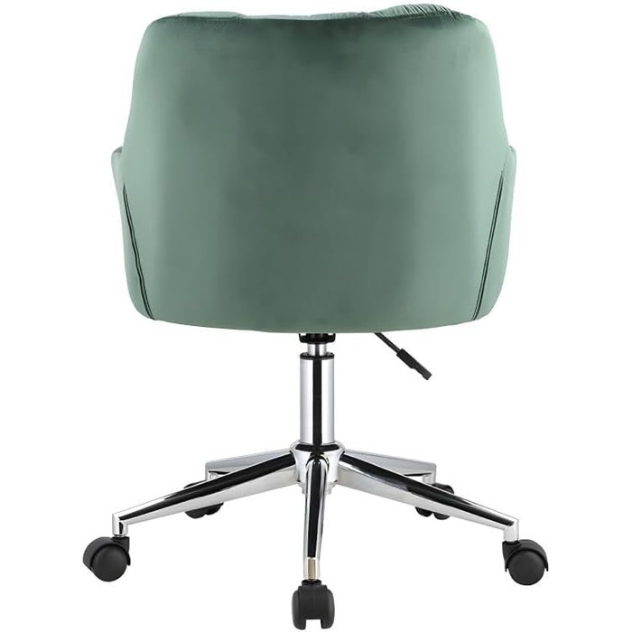 Офісний стіл Pascal Morabito PEGA - крісло, регульована висота, велюр, зелений