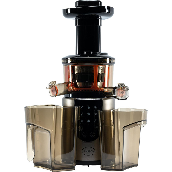 Соковитискач RG V Juice Art Digital 110851 з цифровим дисплеєм, срібного кольору