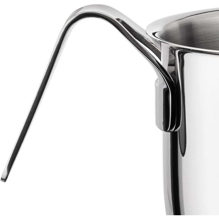 Каструля для приготування молока Alessi 'POTS&PANS' з нержавіючої сталі, срібна, 9.2 x 23 x 53.5 см