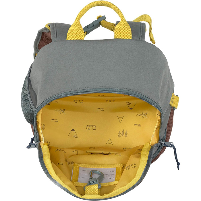 Дитячий рюкзак з нагрудним ременем Сумка для дитячого садка Рюкзак для дитячого садка 27 см, 4,5 л зверху, 1,5 л знизу, 3 роки/Міні-рюкзак Автобус пригод