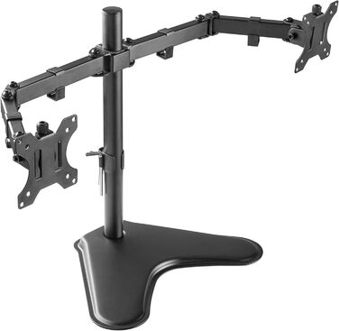 Підставка для монітора RICOO на 2 монітори, Dual Monitor Arm, TS3811, для 17-27 дюймів, PC Gaming, стіл