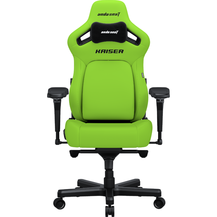 Крісло ігрове Anda Seat Kaiser 4 Cyber Green PVC Size XL