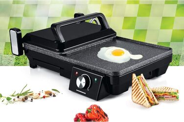 Електричний настільний гриль Heinner Marble TPGrill HEG-F20002P, 2000 Вт