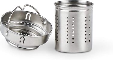 Чайний горнятко Emsa N20805 Teebecher з подвійними стінками, 0.4 л, знімний фільтр, BPA-Free, герметичне, для миття в посудомийній машині, 360° відкривання (Чорний)