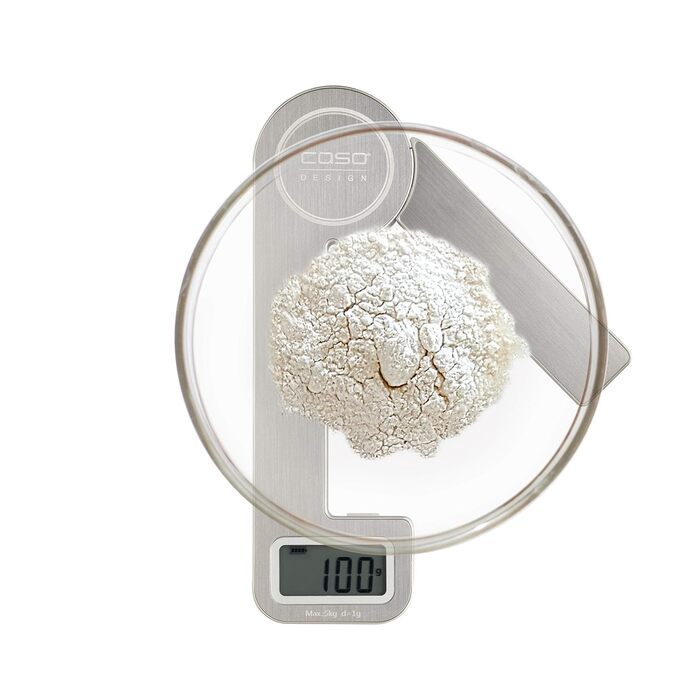 Кухонні ваги CASO Design Ecostyle: без батарейок, до 5 кг, крок 1 г, Testsieger