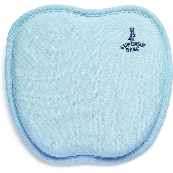 Чудова дитяча подушка BEBE з наволочкою з бавовни (синього кольору)