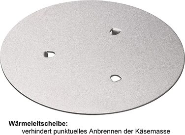 Фондю Schulte-Ufer Tessin 20 см, білий, з імітацією нержавіюючої сталі