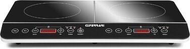 Індидукційна плитка G3 Ferrari Energy, 2000W з цифровим дисплеєм, регулюванням температури, таймером та функцією легкого очищення