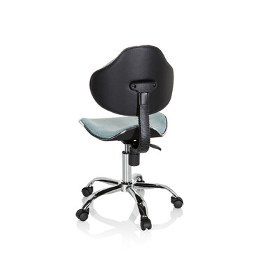 Дитячий письмовий стілець / дитяче крісло KIDDY GTI-3 тканина м'ята hjh OFFICE