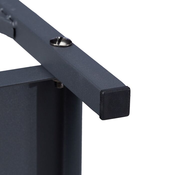 Стильна металева полиця для дров Relaxdays