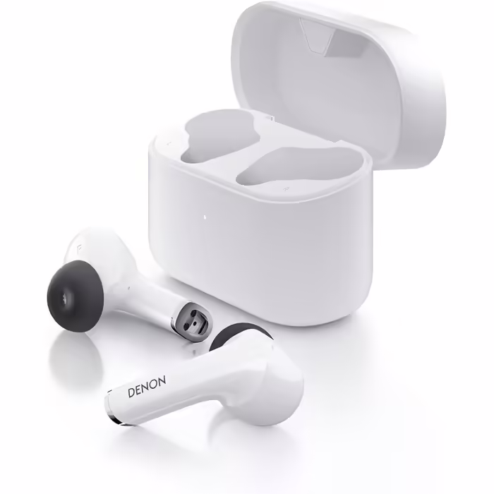 Бездротові навушники Denon AH-C830WNC In-Ear з Bluetooth, шумозаглушенням, Soundmaster-тюнінгом, до 24 годин автономної роботи, білі