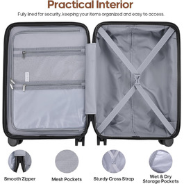 розмір: один валіза (комплект)