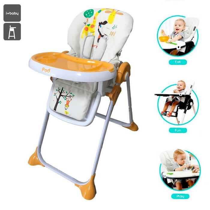 Високий стільчик для годування Star iBaby Pod Giraffe, для малюків
