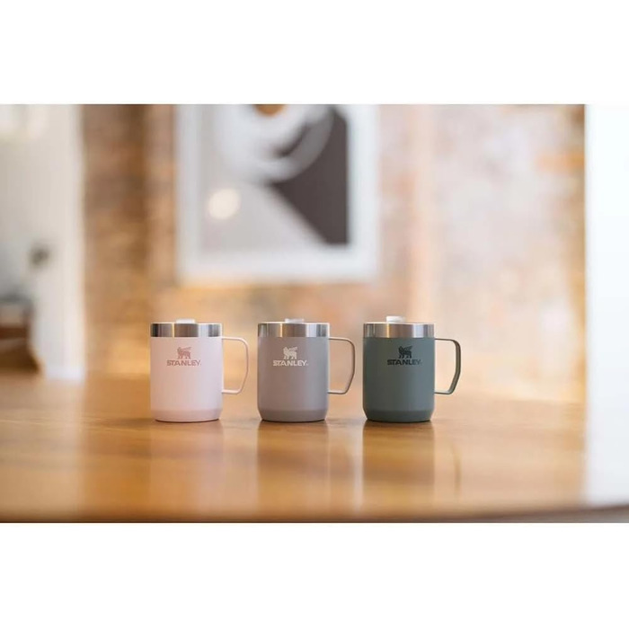 Термокружка Stanley Classic Legendary Camp Mug - 0.23L, сірий - нержавіюча сталь, для кемпінгу