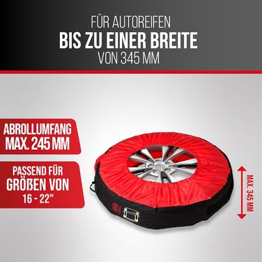 Набір мішків для шин Heyner® 16-22 дюймів, для позашляховиків, 4 шт.