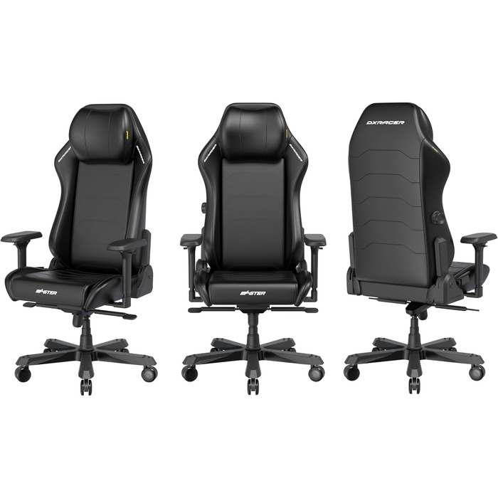 Крісло ігрове DXRacer MASTER FD01 /N -NEW- Чорне, регульоване, ергономічне для офісу та дому