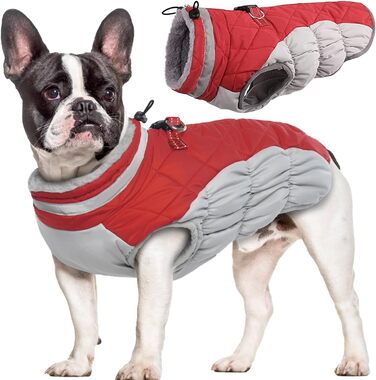 Пальто для собак Hjumarayan - зимове пальто для маленьких собак (червоний M)